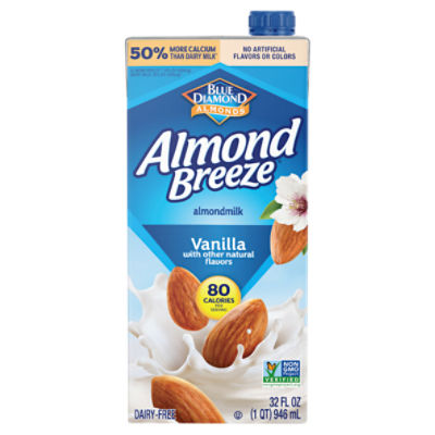 Blue Diamond Almonds Almond Breeze Vanilla Almondmilk, 32 fl oz, 32 Fluid ounce