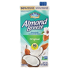 Blue Diamond Almonds Almond Breeze Original Coconutmilk Blend, Almondmilk, 32 Fluid ounce
