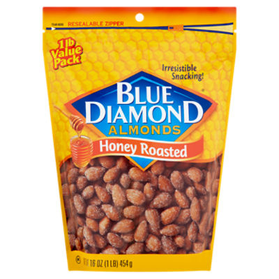 Blue Diamond Almonds Honey Roasted Almonds Value Pack, 16 oz - Dearborn