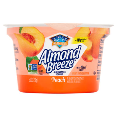 Blue Diamond Almonds Almond Breeze Peach, Almondmilk Yogurt