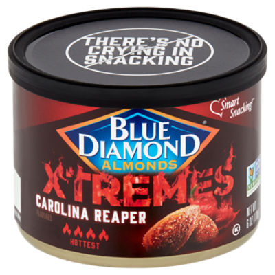 Blue Diamond Almonds Xtremes Carolina Reaper Flavored Almonds, 6 oz