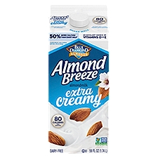 Blue Diamond Almonds Almond Breeze Extra Creamy, Almondmilk, 59 Fluid ounce
