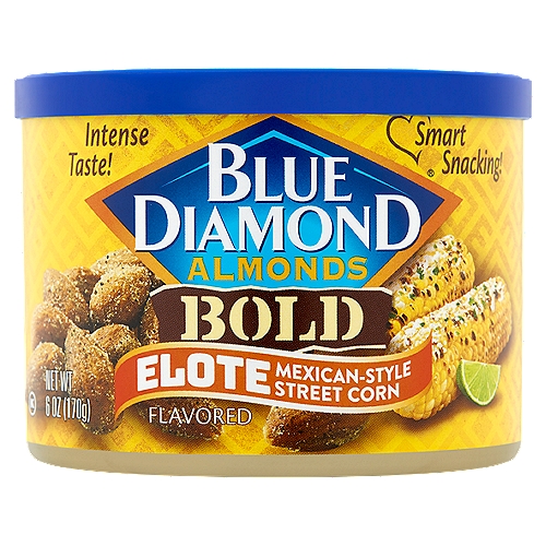 Blue Diamond Bold Elote Mexican-Style Street Corn Flavored Almonds, 6 oz