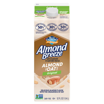 Almond Breeze Almond & Oat Original Blend, 52oz, 52 Fluid ounce