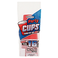 Dart Party Cups, 16 fl oz, 16 Each