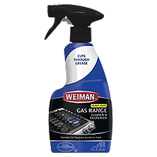 Weiman Heavy Duty Gas Range Cleaner and Degreaser, 12 fl oz