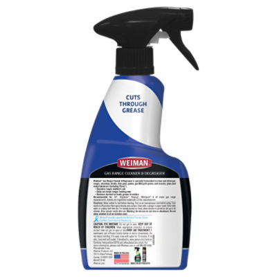 Weiman Heavy Duty Gas Range Cleaner and Degreaser, 12 fl oz