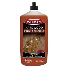 Weiman High Traffic Hardwood Polish & Restorer, 32 fl oz, 32 Fluid ounce