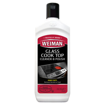 Weiman Glass Cook Top Heavy Duty Cleaner & Polish, 10 oz