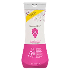 Summer's Eve Simply Sensitive Cleansing Wash, 15 fl oz
