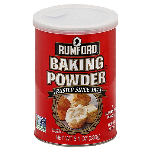 Rumford Double Acting Baking Powder, 8.1 oz
