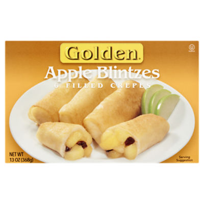 Golden Filled Crepes Apple Blintzes, 6 count, 13 oz
