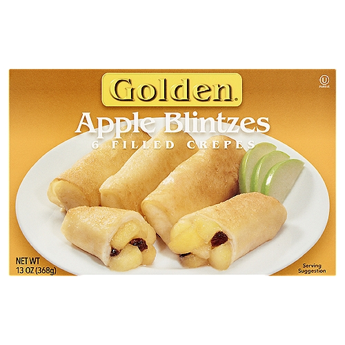 Golden Filled Crepes Apple Blintzes, 6 count, 13 oz