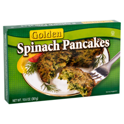 Golden Spinach Pancakes, 8 count, 10.6 oz