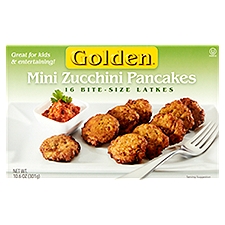 Golden Mini Zucchini Pancakes Bite-Size Latkes, 16 count, 10.6 oz