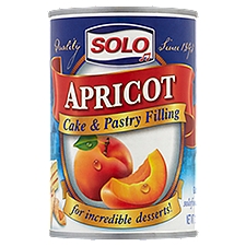 Solo Cake & Pastry Filling, Apricot, 12 Ounce