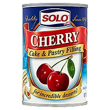 Solo Cake & Pastry Filling, Cherry, 12 Ounce
