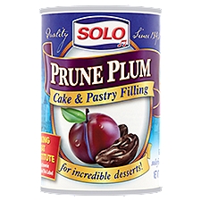Solo Prune Plum, Cake & Pastry Filling, 12 Ounce