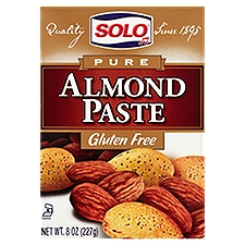 Solo Almond Paste, 8 Ounce