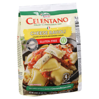 Celentano GlutenFree Cheese Ravioli, Pasta