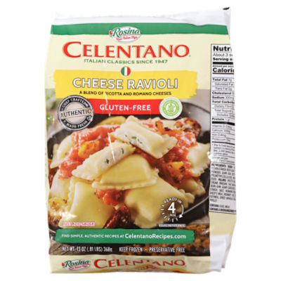 Celentano GlutenFree Cheese Ravioli, 13 oz ShopRite