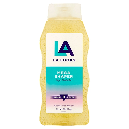 LA Looks Mega Shaper Alcohol Free Hair Gel, 20 oz
Do you want to shape, spike, mold or slick your hard-to-hold hair into a style that will get you noticed? Get long-lasting shape and definition with LA Looks Mega Shaper styling gel for ultimate hold and control. It's made with TriActive hold for absolute fixation, resistance and durability that will last all day long. No matter what type of hold you need, extreme, defined or flexible, LA Looks will keep your style rocking all day long.