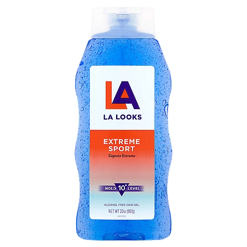 LA Looks Extreme Sport Alcohol Free Hair Gel, 20 oz
Are you the sporty type looking to get your game on without the hassle of unruly hair? Keep your hair under control even in high humidity through all types of play with LA Looks Extreme Sport. The alcohol free, non-sticky extreme hold styling gel is made with TriActive hold for absolute fixation, resistance and durability. No matter what type of gold you need, extreme, defined or flexible, LA Looks will keep your style rocking all day long.