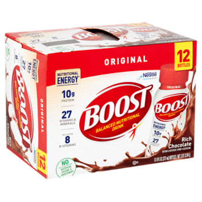 Boost Balanced Nutritional Drink, Original Rich Chocolate