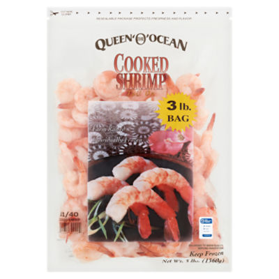 Queen ‘O' The Ocean Tail on Cooked Shrimp, 3 lbs