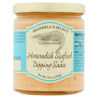 Braswell's Select Seafood Collection Horseradish Seafood Dipping Sauce, 9.0 oz