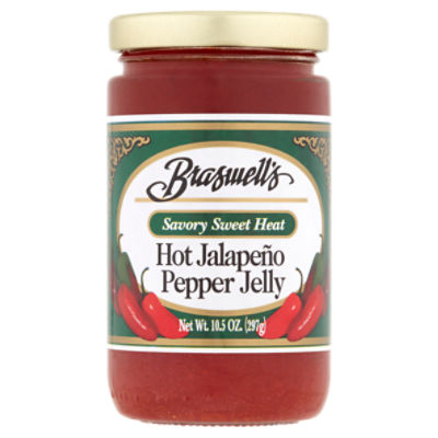 Braswell's Savory Sweet Heat Hot Jalapeño Pepper Jelly, 10.5 oz