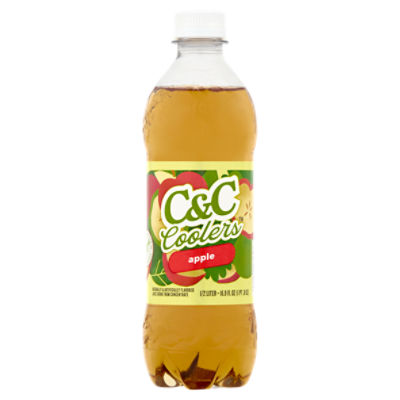 C&C Coolers Apple Juice Drink, 16.9 fl oz