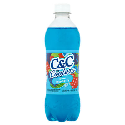 C&C Coolers Blue Raspberry Juice Drink, 16.9 fl oz