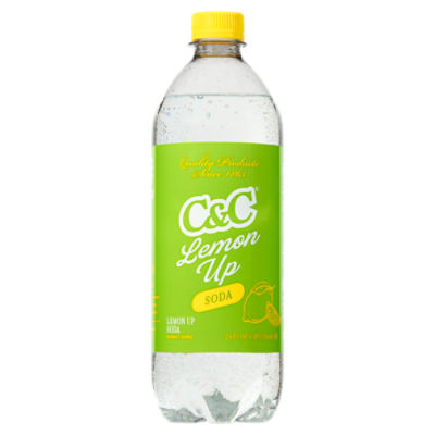 C&C Lemon Up Soda, 24 fl oz