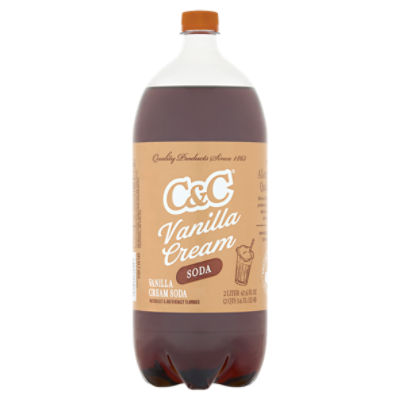C&C Vanilla Cream Soda, 67.6 fl oz