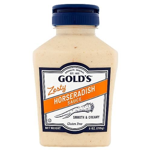 Gold's Zesty Smooth & Creamy Horseradish Sauce, 9 oz