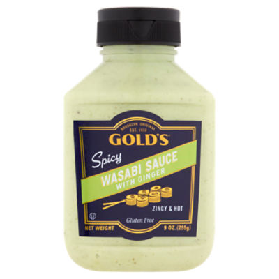 Gold's Spicy Wasabi Sauce with Ginger, 9 oz