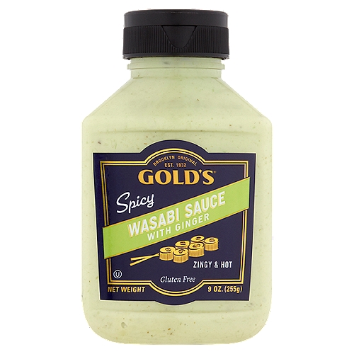 Gold's Spicy Wasabi Sauce with Ginger, 9 oz