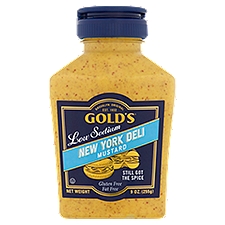 Gold's Low Sodium New York Deli, Mustard, 9 Ounce