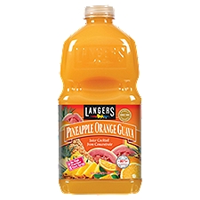 Langers Juice Cocktail, Pineapple Orange Guava, 64 Fluid ounce
