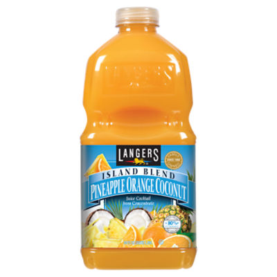 Langers Island Blend Pineapple Orange Coconut Juice Cocktail, 64 fl oz