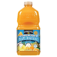 Langers Island Blend Pineapple Orange Coconut, Juice Cocktail, 64 Fluid ounce