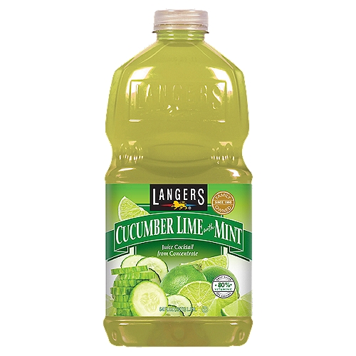 Langers Cucumber Lime with Mint Juice Cocktail, 64 fl oz
Juice Cocktail from Concentrate