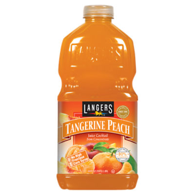Langers Tangerine Peach Juice Cocktail, 64 fl oz