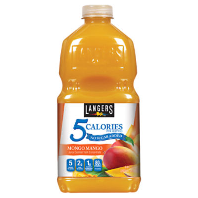 Langers 5 Calories Mongo Mango Juice Cocktail, 64 fl oz