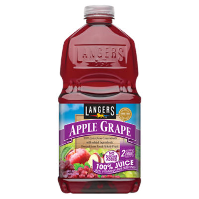 Langers Apple Grape Juice, 64 fl oz ShopRite