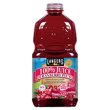 Langers Cranberry Plus 100% Juice, 64 fl oz, 64 Fluid ounce
