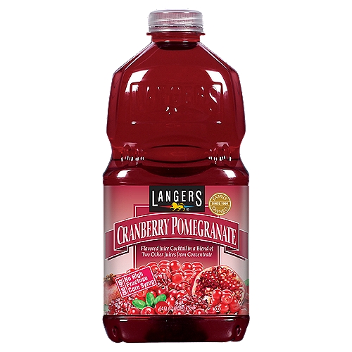 Langers Cranberry Pomegranate Flavored Juice Cocktail, 64 fl oz