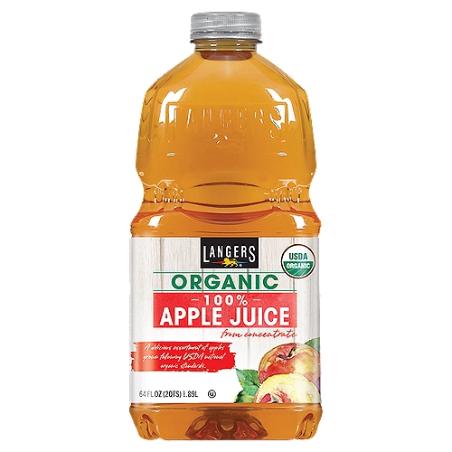 Langers Organic Apple Juice, 64 fl oz
