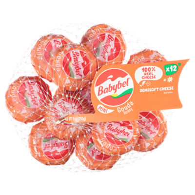 Babybel Mini Gouda Variety Semisoft Cheese, 12 count, 9 oz